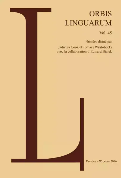 Orbis Linguarum. Vol. 45 zdjęcie 1
