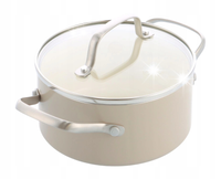 GreenChef Nordics garnek z pokrywką ceramiczny 18cm 2,1l indukcja gaz