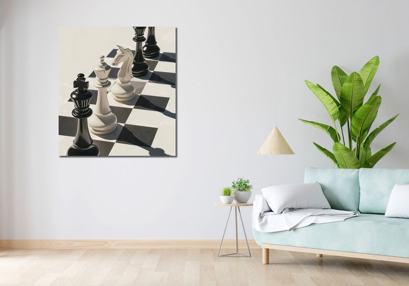 Obraz 90x100cm Szach i Mat zdjęcie 2