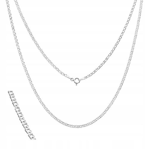 Łańcuszek srebrny pr. 925 Splot Rombus Rombo do Zawieszek | 45 cm x 2.5 mm na Arena.pl