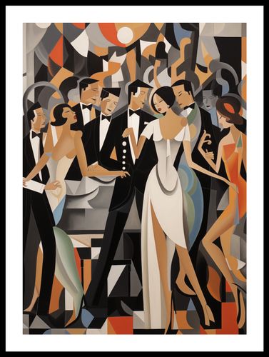 Plakat 39,5x55cm Bal w Art Deco na Arena.pl