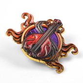 Bard Class Badge | 10 cm | Metal | Przypinka | Baldur’s Gate 3