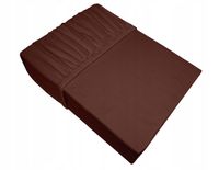 Prześcieradło Jersey z gumką 120x200 Bielbaw Greno brązowe