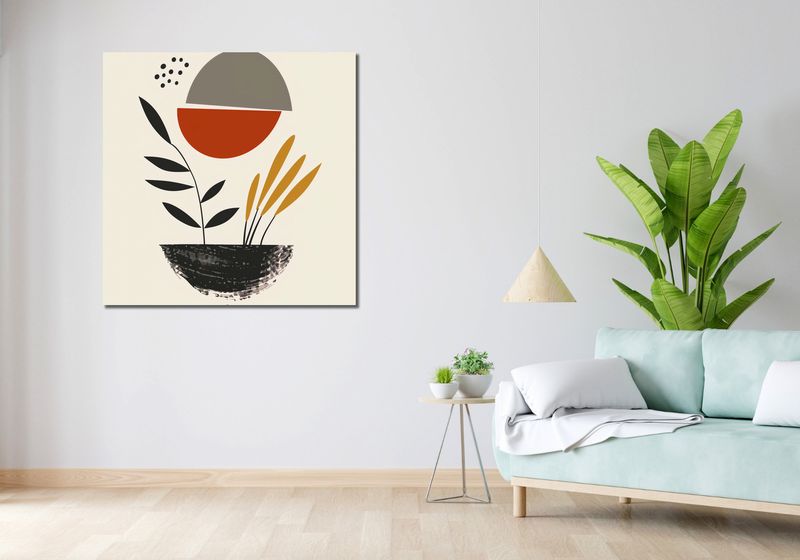Obraz 100x100cm Świt z Akcentem zdjęcie 2