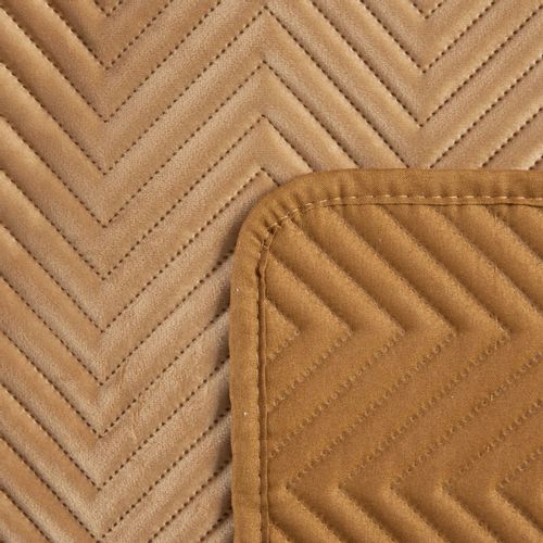 Narzuta dekoracyjna SOFIA 230x260 miodowa na Arena.pl