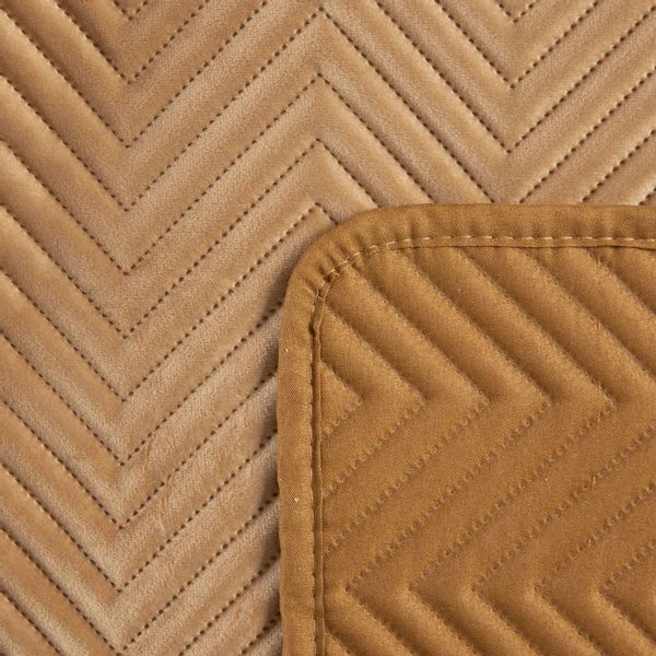 Narzuta dekoracyjna SOFIA 230x260 miodowa zdjęcie 2