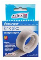 kropki samoprzylepne dwustronne, przezroczyste 10,5mm  psd-3488