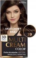 JOANNA MULTI CREAM COLOR FARBA DO WŁOSÓW NR 39 ORZECHOWY BRĄZ 1 SZT