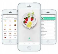 Waga kuchenna z Bluetooth dietetyczna TECH-MED HW-FIT022 obciążenie 5000g