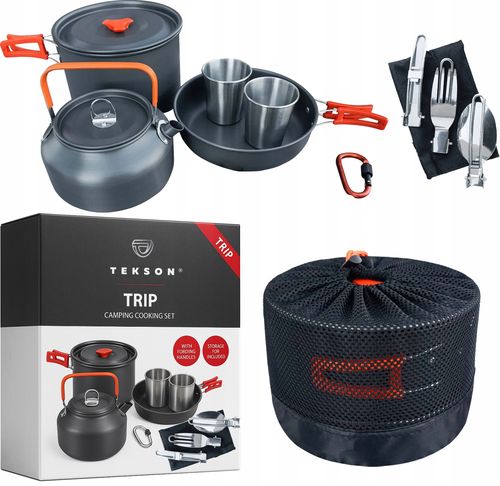 zestaw garnków campingowych trip tekson na Arena.pl