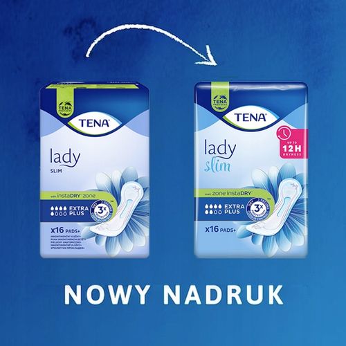 Podpaski urologiczne na nietrzymanie moczu TENA Lady Slim Extra+ na Arena.pl