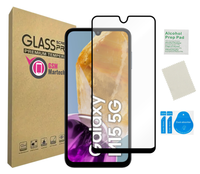 Szkło do SAMSUNG GALAXY M15 5G ochrona na ekran 5D czarna ramka hartowane