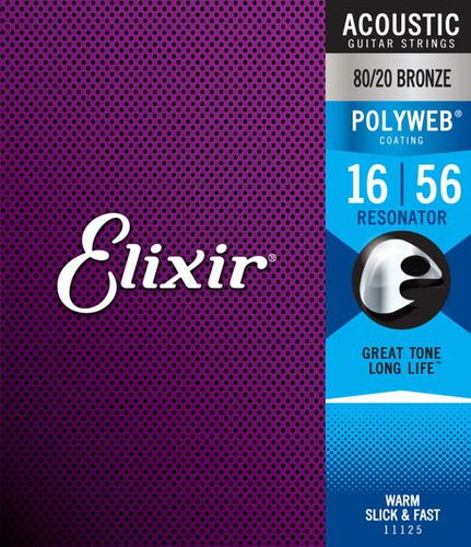 Elixir struny do gitary akustycznej POLYWEB 80/20 Bronze 16-56 na Arena.pl