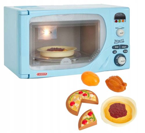 KUCHENKA MIKROFALOWA MIKROFALÓWKA DLA DZIECI DŹWIĘK ŚWIATŁO DELONGHI 30 CM na Arena.pl