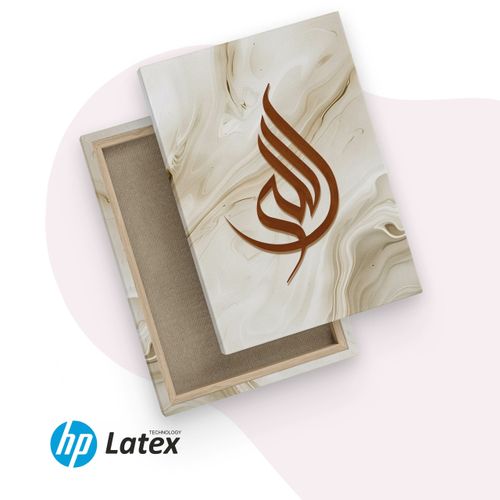 Obrazy Do Salonu Set Abstrakcja Marmur Islamskie Znaki Glamour 90cm x 40cm na Arena.pl