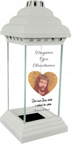 Znicz Lampion z nadrukiem grawerem DLA PRADZIADKA na Arena.pl