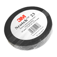 TAŚMA SCOTCH 23 19mm/9,15m CZARNA, EPR, SAMOSPAJALNA