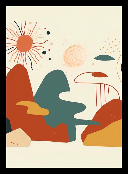 Plakat 39,5x55cm Kosmos Barw zdjęcie 2