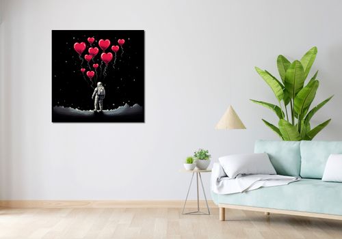 Plakat 90x90cm Astronauta Własnych Celi na Arena.pl