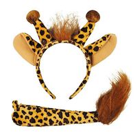 zestaw żyrafa opaska ogon madagaskar safari melman