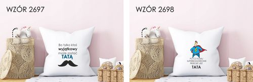 Poduszka nadrukiem PREZENT TATO KOCHAM CIĘ na Arena.pl