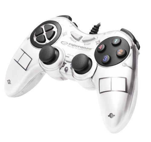 GAMEPAD PC USB FIGHTER BIAŁY na Arena.pl