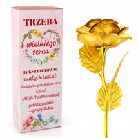 ZŁOTA RÓŻA PREZENT NA ZAKOŃCZENIE ROKU SZKOLNEGO