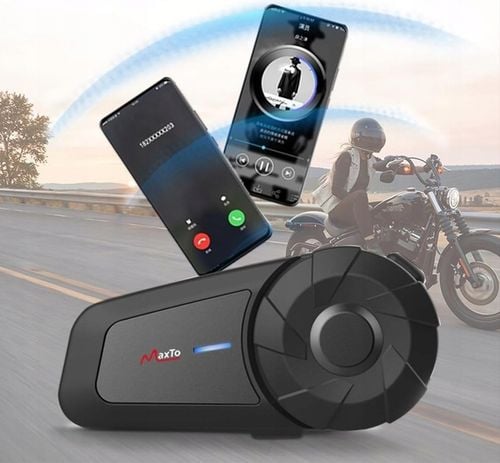 INTERKOM MOTOCYKLOWY BLUETOOTH MAXTO MX1 | BLUETOOTH|POLSKI LEKTOR na Arena.pl