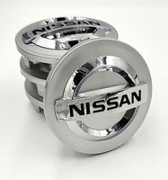 NISSAN DEKIELKI na felgi zaślepki felg KAPSLE kołpaczki NISSAN 53mm 4szt.