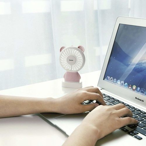 Wentylator Baseus Dharma Bear - różowy na Arena.pl