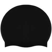 Czepek pływacki silikonowy Aqua Sport Monocap Czarny 6-10 lat