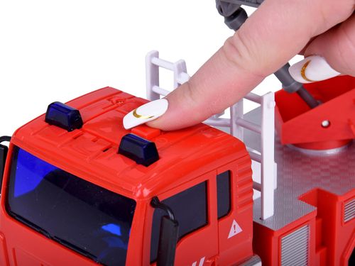 ZESTAW POJAZDY STRAŻACKIE Z DŹWIĘKIEM AKCESORIA na Arena.pl