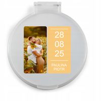 LUSTERKO personalizowane podziękowania dla gości ŚLUB WESELE ze zdjęciem