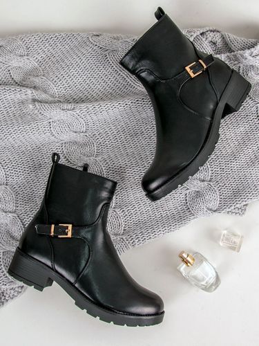 CZARNE BOTKI Rozmiar - 39 na Arena.pl