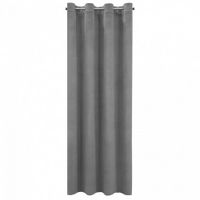 Zasłona EUROFIRANY Milo 140 x 250 cm Stalowy