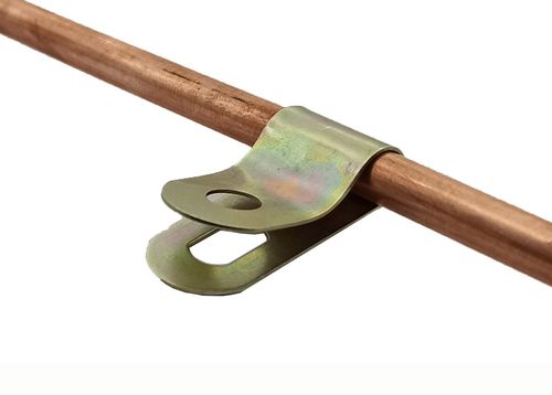 10x OP-01 Zawieszka do przewodów / uchwyt / obejma / opaska : 5-6mm, stal na Arena.pl