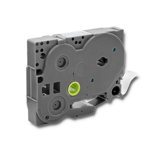 Qoltec Taśma do BROTHER TZe-221 | 9mm x 8m | Biała/ Czarny nadruk na Arena.pl