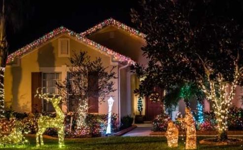 HIT! OZDOBA ŚWIĄTECZNA DZWONKI ZIMNY BIAŁY NEON na Arena.pl