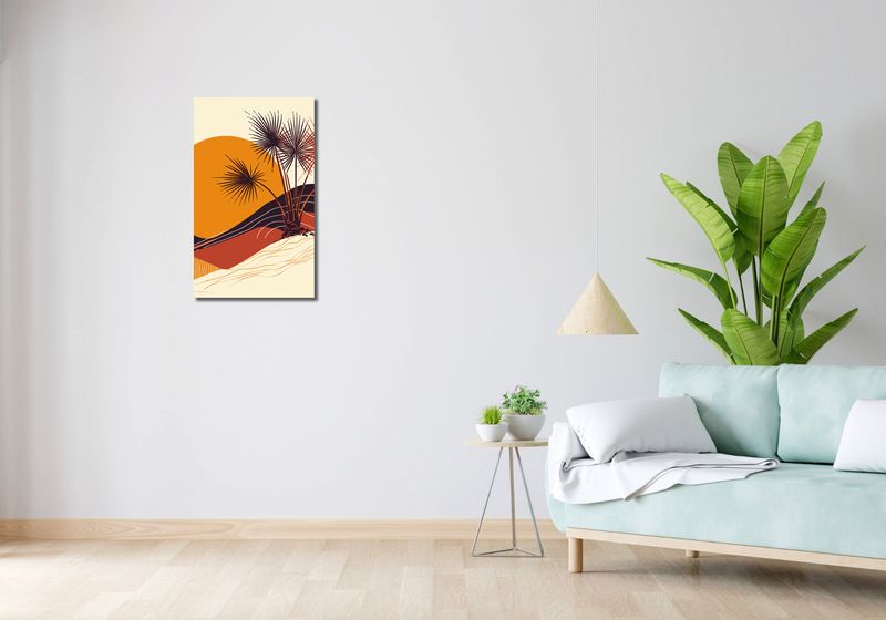 Obraz 40x70cm Słoneczny Horyzont zdjęcie 2