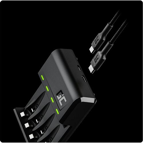 ŁADOWARKA AKUMULATORKÓW BATERII AAA AA USB C MICRO na Arena.pl