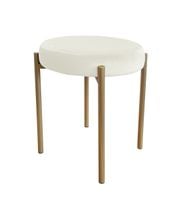 TABORET DIOR STOŁEK LOFT metal podstawa złota MG50