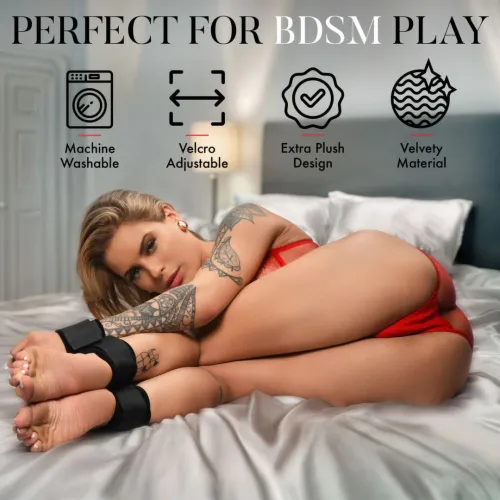 xr brands zestaw manżet nylonowych na nadgarstki i kostki czarny na Arena.pl