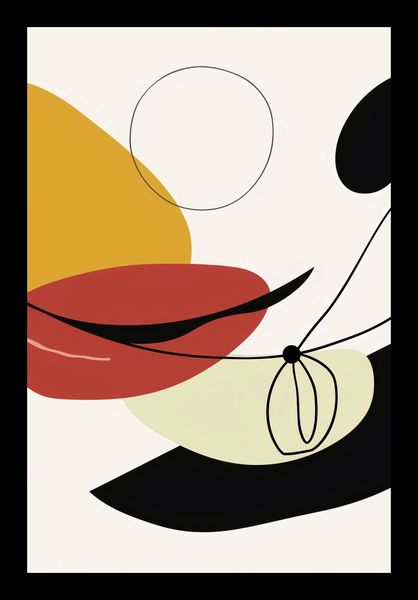 Plakat 30x45cm Geometryczna Krzywizna zdjęcie 2