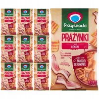 Przysnacki Prażynki o smaku bekon 120 g x 12 sztuk