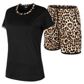 Piżama damska krótka HEYO HPD07 panterka XXL