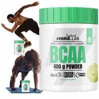 AMINOKWASY BCAA AMINO 400 g REGENERACJA MOCNE + ELEKTROLITY CYTRYNA HIRO