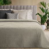 Narzuta beżowa szenilowa GLORI 220x240 cm nowoczesna elegancka