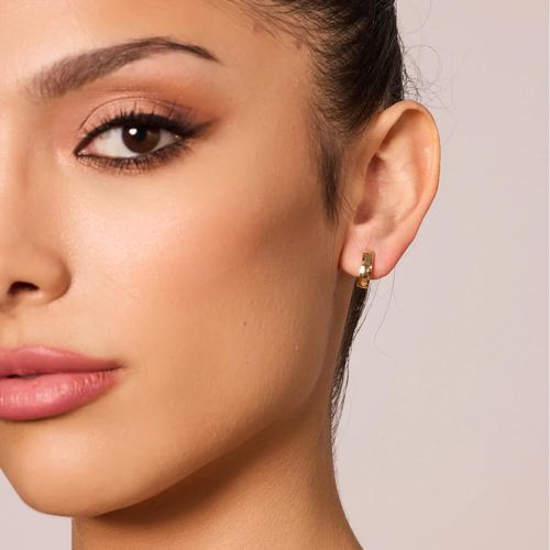 złote młotkowane kolczyki próby 333 na Arena.pl