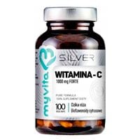 Witamina C Forte 100 kaps Silver MyVita z różą i bioflawonoidami
