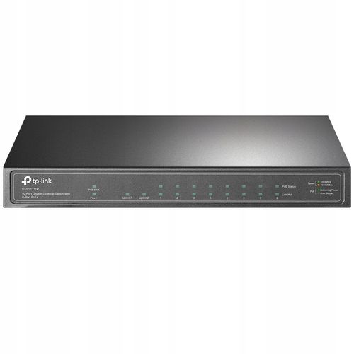 TP-Link TL-SG1210P Switch 9x1Gbit 8xPoE+ 1xSFP na Arena.pl